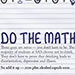 math anti alcohol poster